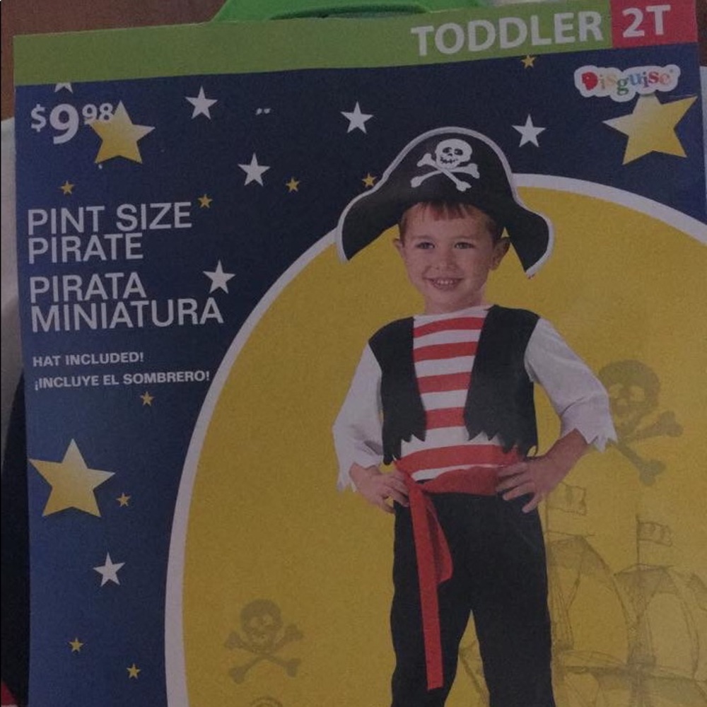 NEW pint pirate costume boy 2T